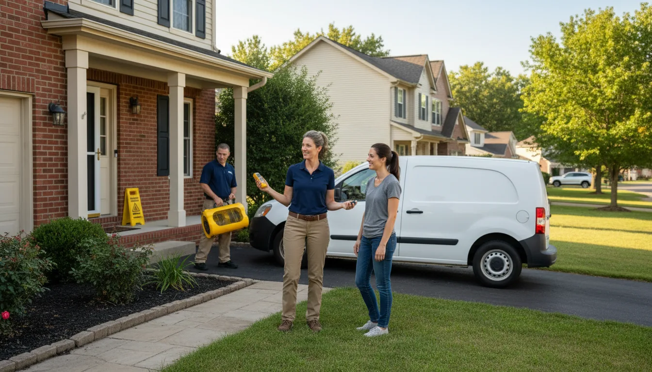 Residential water damage restoration in Nunnelly, TN